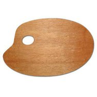 paleta drevená 20x30 cm oval