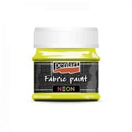 farba na textil Pentart 50 ml neónová žltá