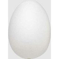 vajce plastové biele 60x45 mm