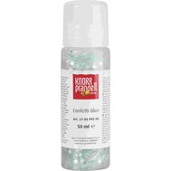 glitter lepidlo 50 ml strieborné hviezdy