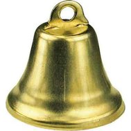 zvonček 32mm, 3 ks, zlatý