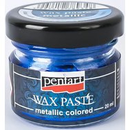 vosková pasta Pentart 20 ml metallic blue