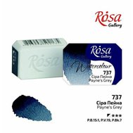 akvarel farba 2,5 ml ROSA Gallery 737 payne's grey