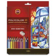 pastelky art polycolor 48ks +2ks ceruzky 1500+1 strúhadlo