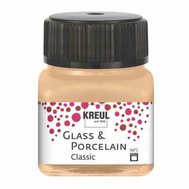 farba na sklo a porcelán 20 ml Kreul Classic 49 Metallic Champagne