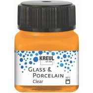 farba na sklo a porcelán 20 ml Kreul Clear 92 orange