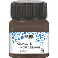 farba na sklo a porcelán 20 ml Kreul Clear 98 espresso brown