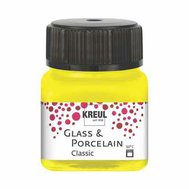 farba na sklo a porcelán 20 ml Kreul Classic 01 canary yellow