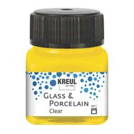 farba na sklo a porcelán 20 ml Kreul Clear 02 Sun Yellow