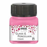 farba na sklo a porcelán 20 ml Kreul Classic 09 Rose