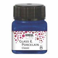 farba na sklo a porcelán 20 ml Kreul Classic 13 Royal Blue