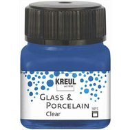 farba na sklo a porcelán 20 ml Kreul Clear 17 dark blue