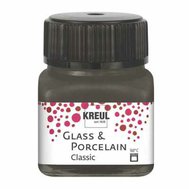 farba na sklo a porcelán 20 ml Kreul Classic 26 Dark Brown