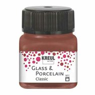 farba na sklo a porcelán 20 ml Kreul Classic 29 Cognac