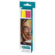 marker Triton set 2ks Fluorescent Yellow and Pink