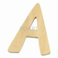 drevené písmeno 6 cm A
