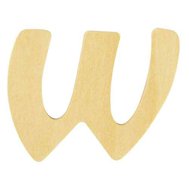 drevené písmeno 6 cm W