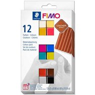 modelovacia hmota FIMO sada 12x25 g effect leather