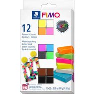 modelovacia hmota FIMO sada 12x25 g neon