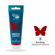 akrylová farba ROSA Talent 75 ml 08 Red Deep