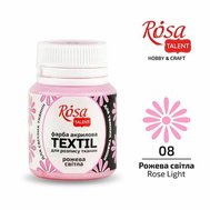 farba na textil 20 ml ROSA Talent 08 rose light