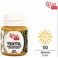 farba na textil 20 ml ROSA Talent 50 gold