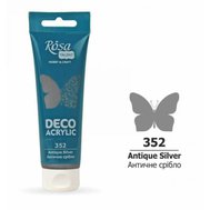 akrylová farba ROSA Talent 75 ml silver