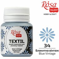 farba na textil 20 ml ROSA Talent 34 blue vintage