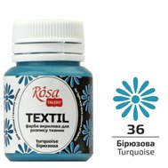 farba na textil 20 ml ROSA Talent 36 turquoise