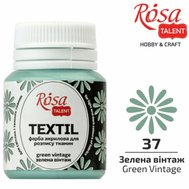 farba na textil 20 ml ROSA Talent 37 vintage green