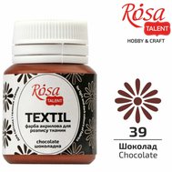 farba na textil 20 ml ROSA Talent 39 chocolate