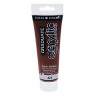 akrylová farba 120ml Daler Rowney Burnt umber