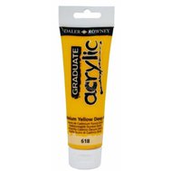 akrylová farba 120ml Daler Rowney Cadmium yellow deep