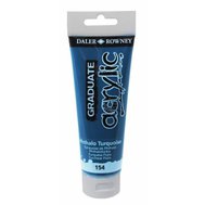 akrylová farba 120ml Daler Rowney Phthalo turquoise