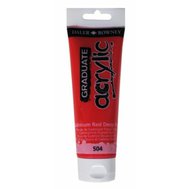 akrylová farba 120ml Daler Rowney Cadmium red deep HUE