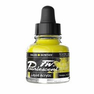 Akrylový atrament DALER ROWNEY 29,5 ml,metallic yellow