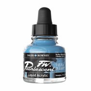 Akrylový atrament DALER ROWNEY 29,5 ml,metallic light blue