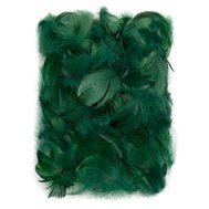 perie 5-12 cm 10g tmavo zelené perie 5-12 cm 10g tmavo zelené