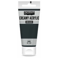 akrylová farba Pentart 60 ml hodvábna čierna