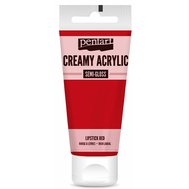 akrylová farba Pentart 60 ml pololesklá červený rúž