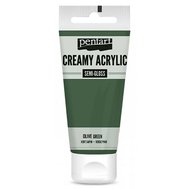 akrylová farba Pentart 60 ml hodvábna olivová