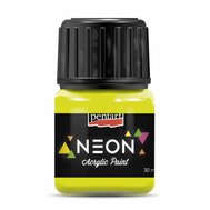 akrylová farba Pentart 30 ml neon žltá