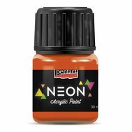 akrylová farba Pentart 30 ml neon oranž