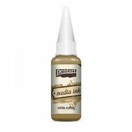 media ink Pentart 20 ml biela káva