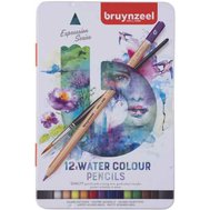 pastelky akvarel Bruynzeel EXPRESSION 12ks plech