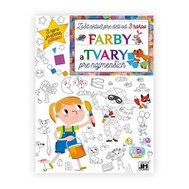 kniha aktivít A4, Farby a tvary pre najmenších kniha aktivít A4, Farby a tvary pre najmenších