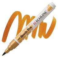 Akvarelové pero Ecoline brush pen Deep Ochre