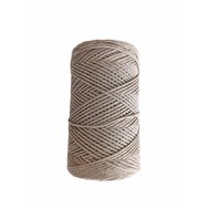 Bavlnená šnúrka na macramé 3,5mm natural